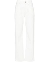 Brunello Cucinelli - Mid-Rise Straight-Leg Jeans - Lyst