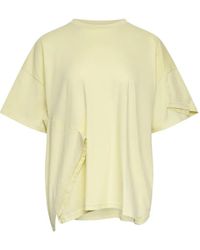 Enfold - Folded-Detail T-Shirt - Lyst