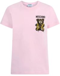 Moschino - Teddy Bear Organic-Cotton Jersey T-Shirt - Lyst