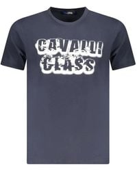 Roberto Cavalli - Graffiti-Style Logo-Print T-Shirt - Lyst