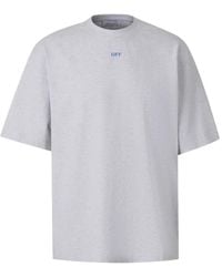 Off-White c/o Virgil Abloh - Logo Round-neck T-shirt - Lyst