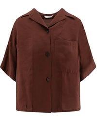 Hevò - Camicia Novoli A Maniche Corte - Lyst