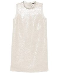 Luisa Cerano - Sequin-Embellished Mini Dress - Lyst
