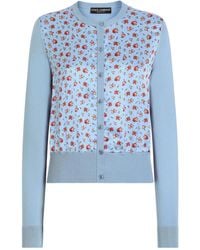 Dolce & Gabbana - Twill Cardigan - Lyst