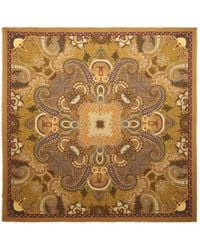 Etro - Wool, Cashmere And Silk Shawl With Floral Paisley-Motif - Lyst