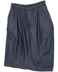 COMME DES GARÇON BLACK - Draped Balloon-Silhouette Cut-Out Trousers - Lyst