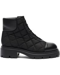 Stuart Weitzman - Stivali Stringati Trapuntati - Lyst