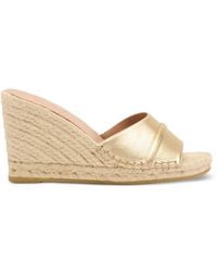 Malone Souliers - Soleil Leather Wedge Espadrilles - Lyst