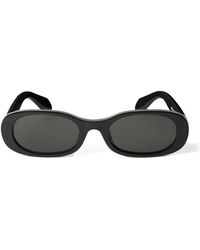 Off-White c/o Virgil Abloh - Adams Oval-Frame Sunglasses - Lyst