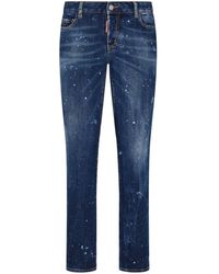 DSquared² - Jeans mit Farbklecks-Print - Lyst