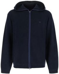 Emporio Armani - Zip-Up Hoodie - Lyst