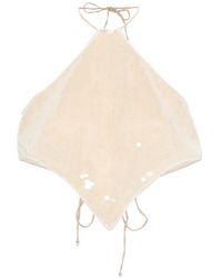 Oséree - Sequin-Embellishment Top - Lyst