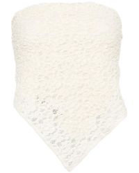 Enza Costa - Lace-Construction Top - Lyst
