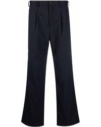COMME DES GARÇON BLACK - Straight-leg Pinstripe Trousers - Lyst
