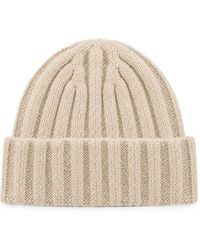 Franzese Collection - Ribbed-Knit Beanie Hat - Lyst