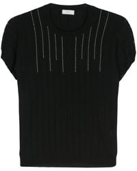 Peserico - Stripe-pattern Knitted Top - Lyst