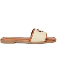 V73 - Ciabatta Fascia Responsible 73 Logo-Embroidered Sandals - Lyst