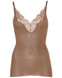 Saint Laurent - Sleeveless Tops - Lyst