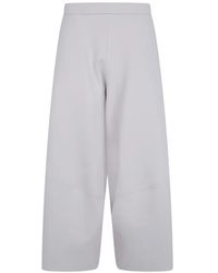 Pierantoniogaspari - Seam-Detail Wide-Leg Trousers - Lyst