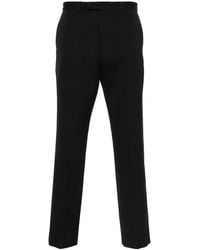 Gucci - Logo-Embroidered Wool Trousers - Lyst