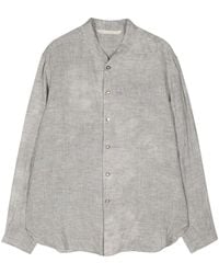 Forme D'expression - Pinstripe Linen Shirt - Lyst