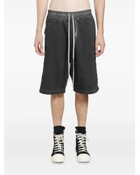 Rick Owens - Pusher Drawstring-Waist Shorts - Lyst