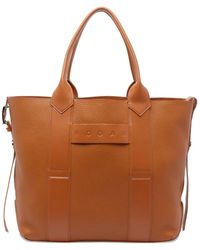 Hogan - Medium Script-Detail Leather Tote Bag - Lyst