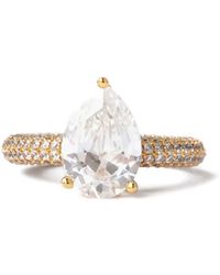 Izabel Display - Mega Drop Pavé Ring - Lyst