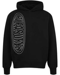 Pleasures - Ellipse Logo-Print Hoodie - Lyst