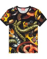 DIESEL - New Year of the Snake Capsule T-Shirt - Lyst