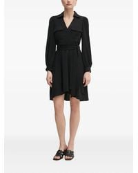 DKNY - ラップフロント ミニドレス - Lyst