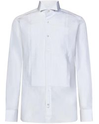 Tom Ford - Pleated Plastron Carlton-Collar Shirt - Lyst