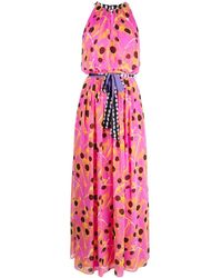 Diane von Furstenberg - Dot-print Sleeveless Dress - Lyst