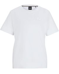 BOSS - T-shirt à logo brodé - Lyst