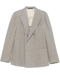 Eleventy - Double-Breasted Blazer - Lyst