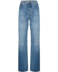 Paco Rabanne High-rise Cotton Jeans - Blue