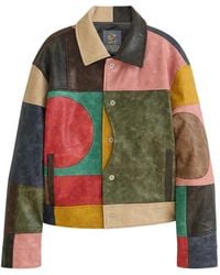 Kidsuper - Patchwork Leather Jacket - Lyst