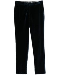 Etro - Velvet Tailored Trousers - Lyst