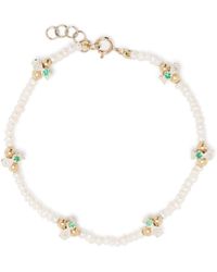 Pascale Monvoisin - 9kt Yellow Gold Chelsea N°1 Pearl And Diamond Bracelet - Lyst