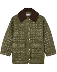 Ganni - Quilted Jacket - Lyst