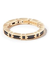 Suzanne Kalan - 18Kt Inlay Sideways Sapphire Eternity Band Ring - Lyst