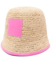 Jacquemus - Le Bob Soli Raffia Bucket Hat - Lyst