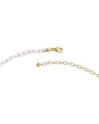 Monica Vinader - Capri Keshi Pearl-Plated Necklace - Lyst