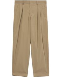 Kolor - Tapered Cropped Trousers - Lyst