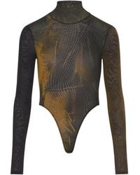 Jean Paul Gaultier - Open Back Printed Body - Lyst