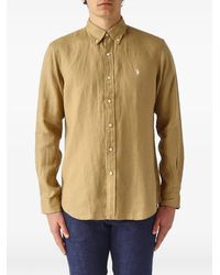 Polo Ralph Lauren - Custom-Fit Linen Shirt - Lyst