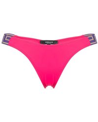 Versace - Greca-detail Bikini Bottoms - Lyst