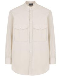 Emporio Armani - Cotton Shirt - Lyst