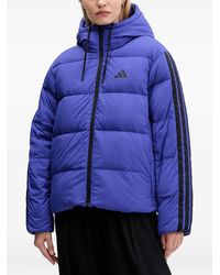 adidas - Logo-Detail Padded Jacket - Lyst