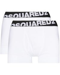 DSquared² - Logo-waistband Pack Of Two Boxer Shorts - Lyst